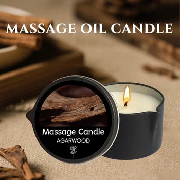 Bougie de Massage Relaxante à l'Huile Essentielle – Bien-être et Soulagement du Stress