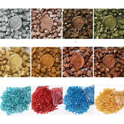 Perles de Cire Octogonales pour Cachet - Lot de 500 - Idéal Invitations & DIY