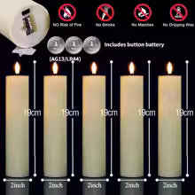 Bougies LED sans flamme scintillantes à piles - Lot de 9 à 72 pièces pour décoration mariage, dîner, concert