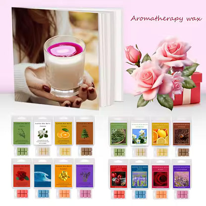 Lot de 8 Cubes Fondants Parfumés pour Chiens - Cire Artisanale Colorée