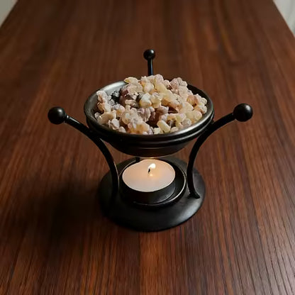 Diffuseur d'Huiles Essentielles Rétro en Résine - Brûleur d'Aromathérapie Portable