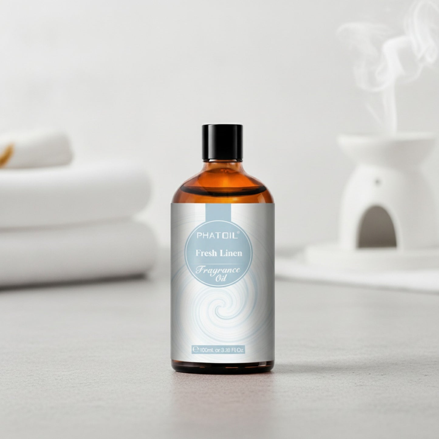 Huile Parfumée Aromatique PHATOIL 100ml - Frais de Lin, Chewing-Gum, Poudre Bébé