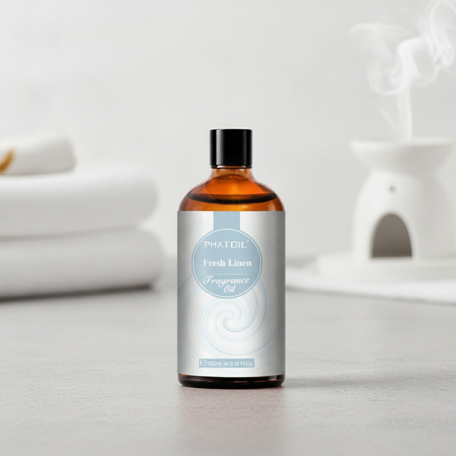 Huile Parfumée Aromatique PHATOIL 100ml - Frais de Lin, Chewing-Gum, Poudre Bébé