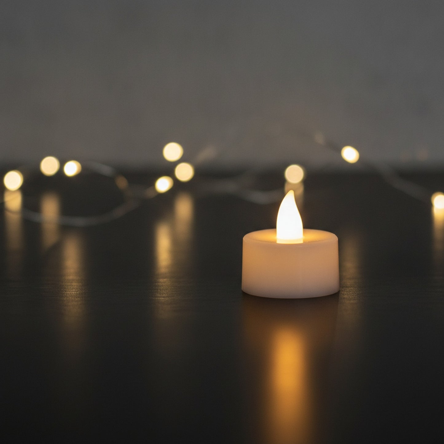 Bougies LED sans flamme - Lot créatif blanc chaud pour décorations de fête et de saison