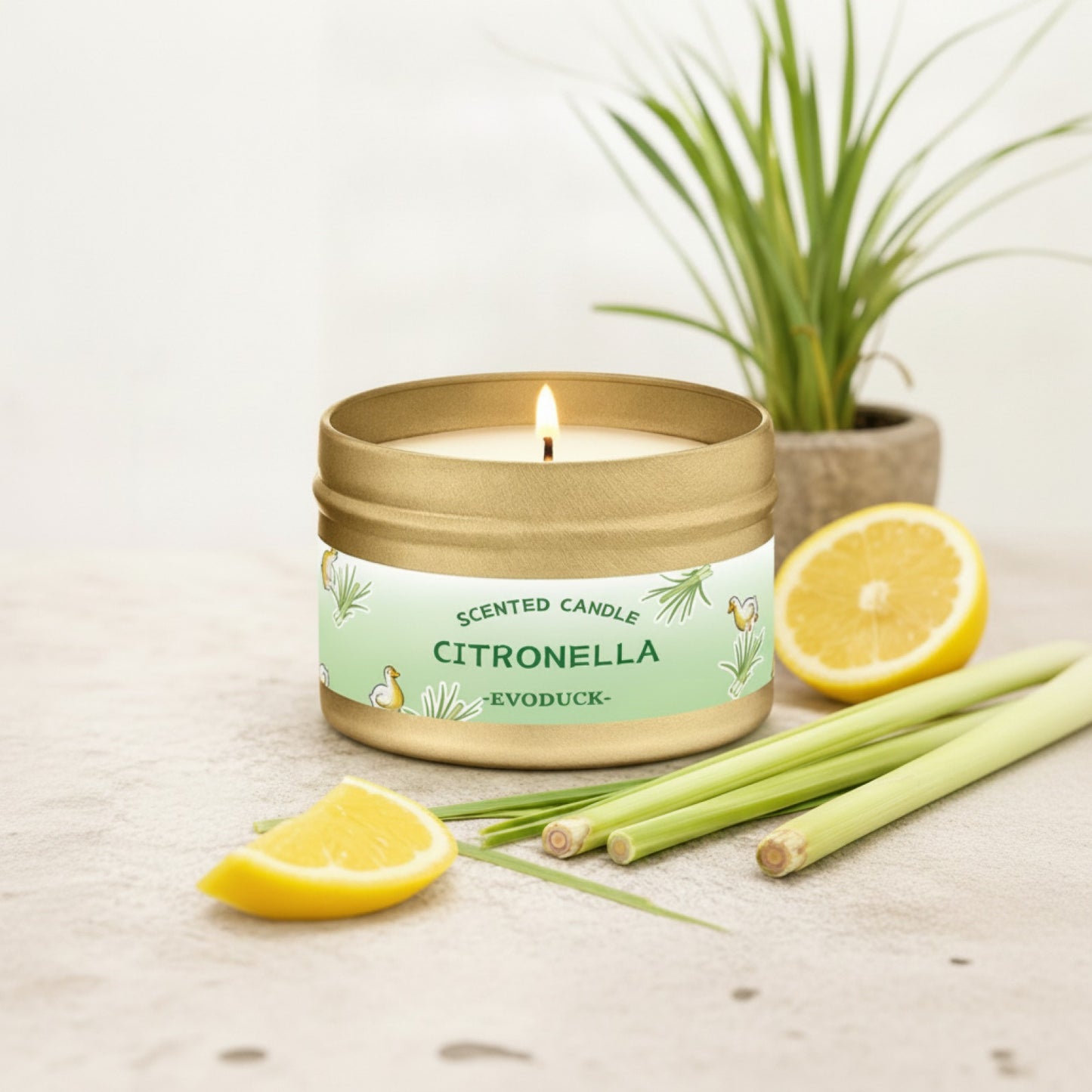 Bougie Citronnelle Extérieure - Anti-Moustiques & Parfumée pour Jardin, Patio, Camping