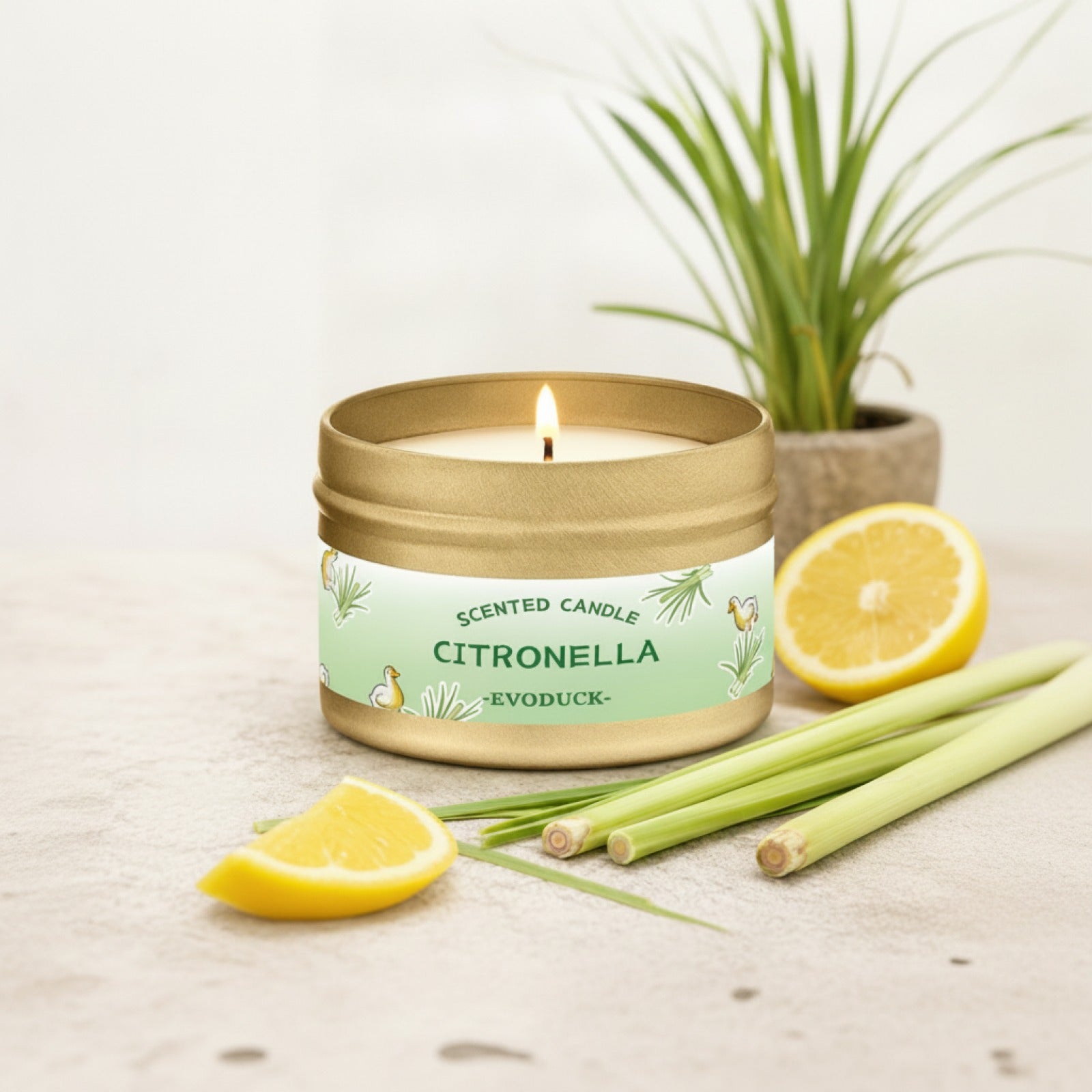 Bougie Citronnelle Extérieure - Anti-Moustiques & Parfumée pour Jardin, Patio, Camping