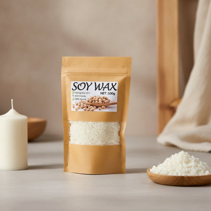 Cire de Soja Blanche Pure 450g - Idéale pour Bougies Artisanales DIY
