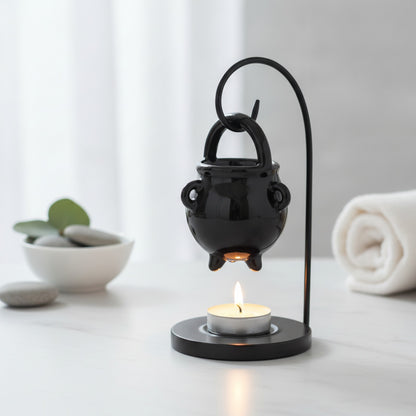 Brûleur d'Huile Essentielle en Céramique - Diffuseur Aromathérapie & Décoration Maison