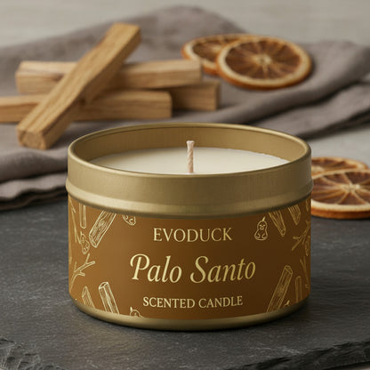 Bougie Parfumée Palo Santo - Purification Énergétique & Méditation