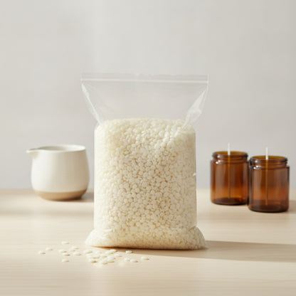 Cire de Soja Naturelle en Flocons pour Bougies DIY - 1kg, 500g, 200g, 50g