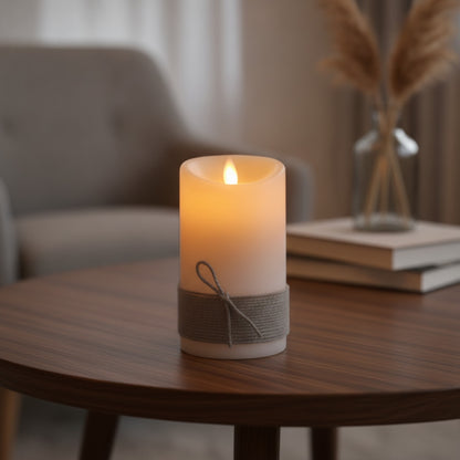 Lot de 3 Bougies LED Flamme Dansante Vintage - USB Rechargeable ou Piles - Lampe d'Ambiance