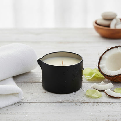 Bougie de Massage Parfumée à l'Huile Essentielle - Hydratante et Relaxante pour Spa