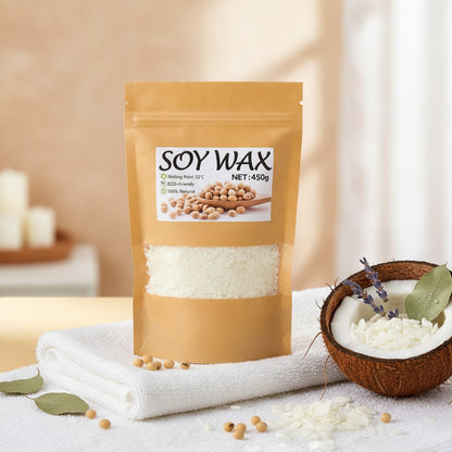 Cire de Soja Blanche Pure 450g - Idéale pour Bougies Artisanales DIY