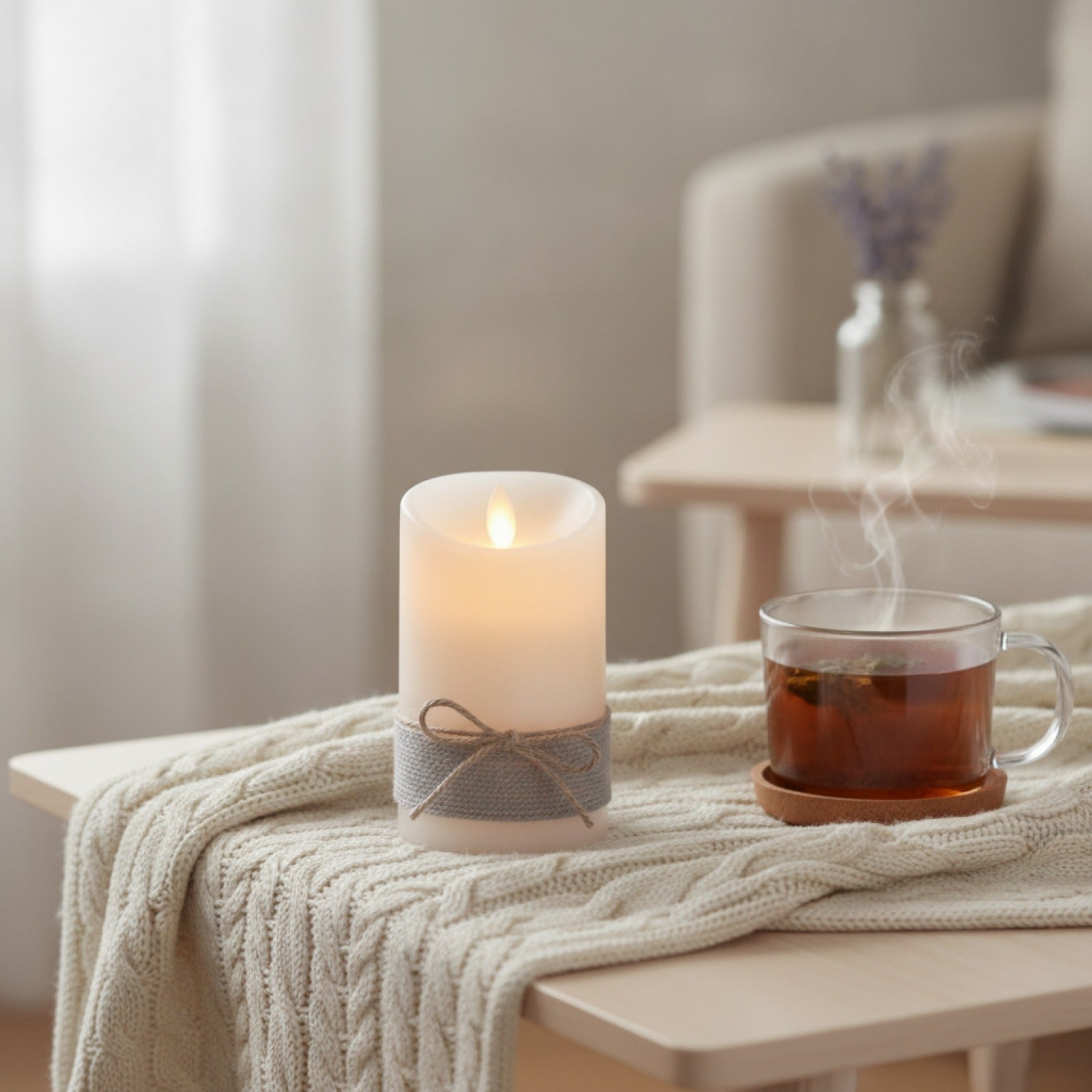 Bougies LED Flamme Vacillante : Ambiance Chaleureuse et Sécurisée