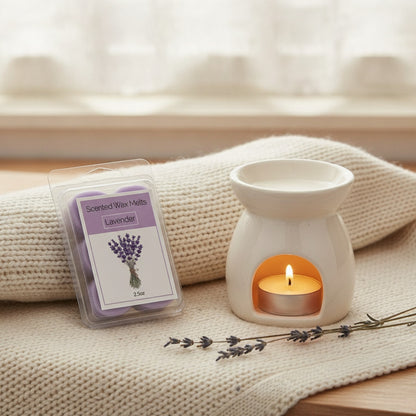 Lot de 8 Cires Parfumées Naturelles à la Cire de Soja - Senteurs Assorties pour Maison & Relaxation