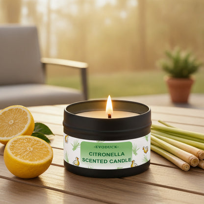 Bougie Citronnelle Extérieure - Parfait pour Jardin, Patio & Soirées d'Été