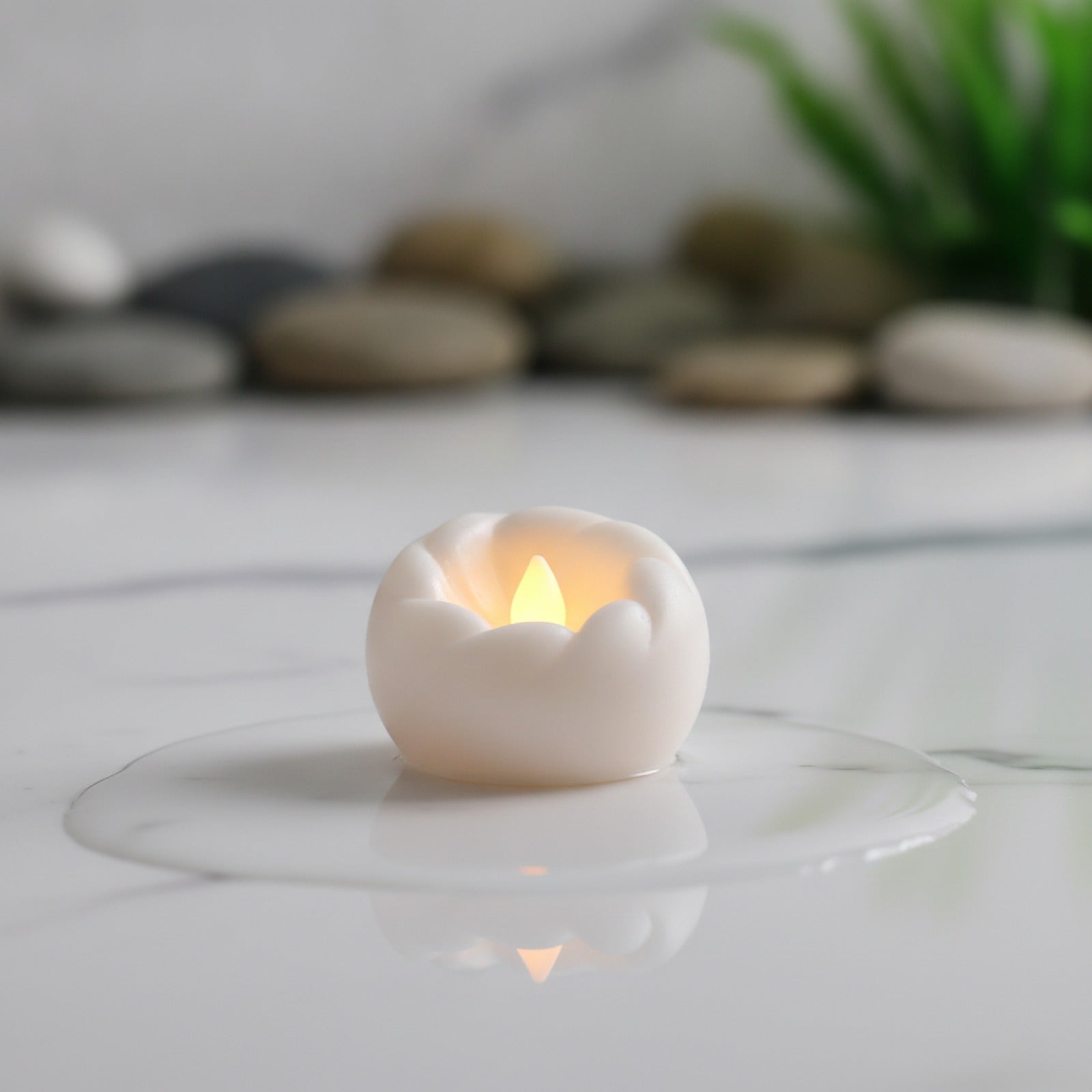 Bougies LED Flottantes Sans Flamme pour Mariage, Piscine & Spa - Lot de 12 à 100 pièces