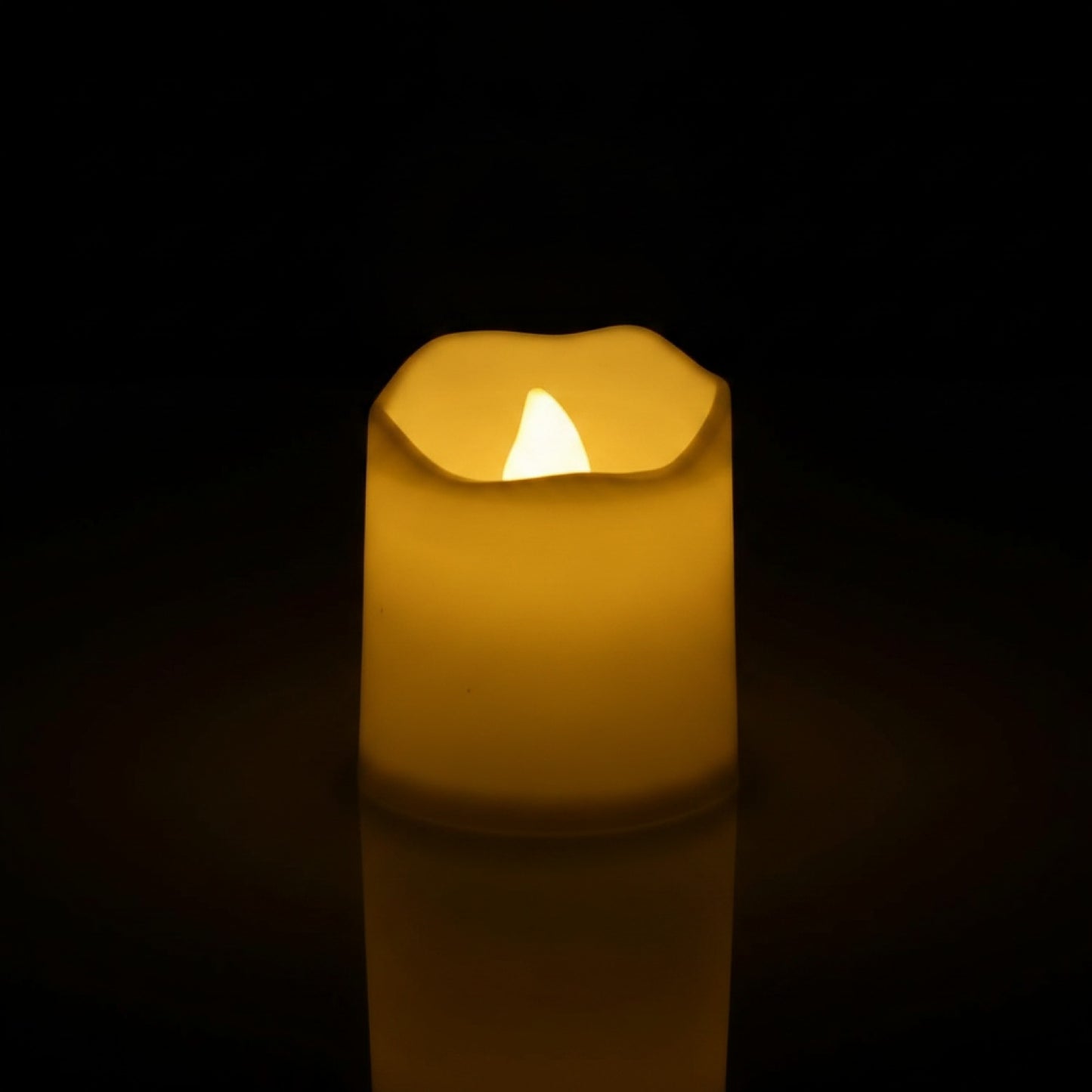 Lot de 24 Bougies LED sans Flamme Blanc Chaud - Décoration Festive Halloween, Noël, Mariage