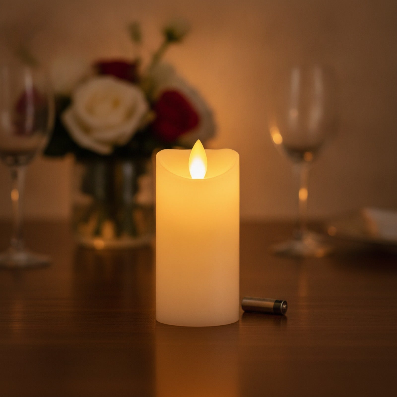 Bougies LED sans flamme scintillantes à piles - Lot de 9 à 72 pièces pour décoration mariage, dîner, concert