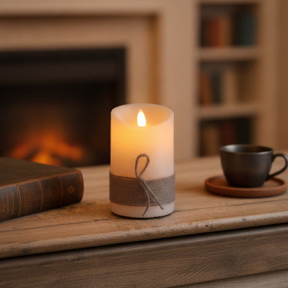 Lot de 3 Bougies LED Flamme Dansante Vintage - USB Rechargeable ou Piles - Lampe d'Ambiance