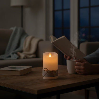 Bougies LED Flamme Vacillante : Ambiance Chaleureuse et Sécurisée