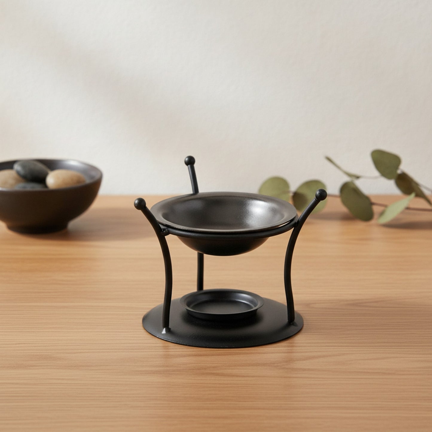 Diffuseur Huiles Essentielles Rétro Portable - Brûleur Aromathérapie & Bougie Décorative