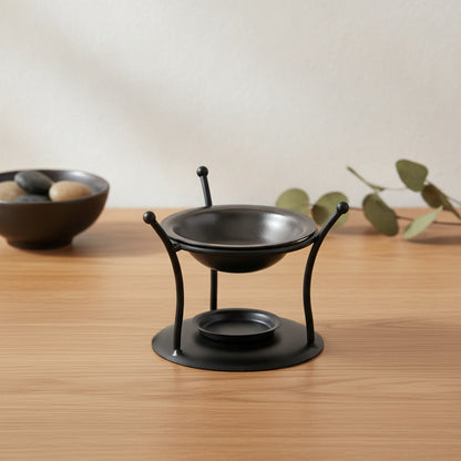Diffuseur Huiles Essentielles Rétro Portable - Brûleur Aromathérapie & Bougie Décorative