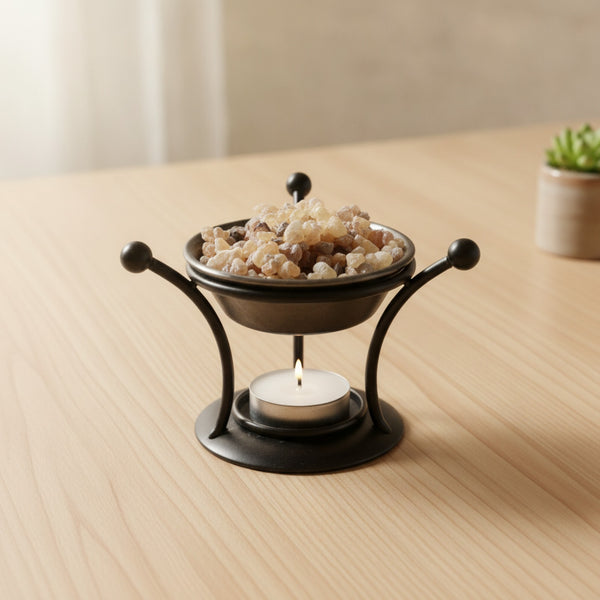 Diffuseur d'Huiles Essentielles Rétro en Résine - Brûleur d'Aromathérapie Portable