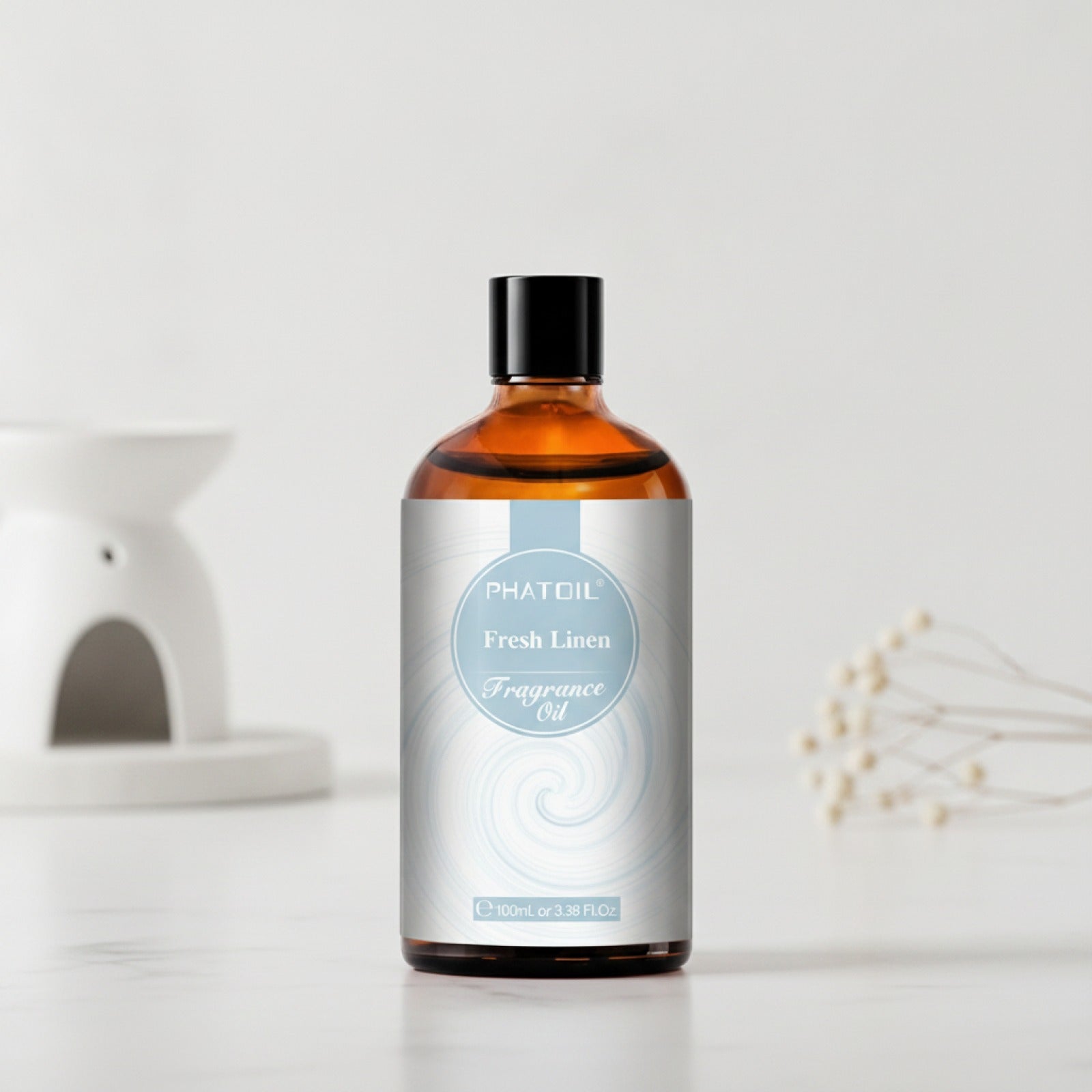 Huile Parfumée Aromatique PHATOIL 100ml - Frais de Lin, Chewing-Gum, Poudre Bébé